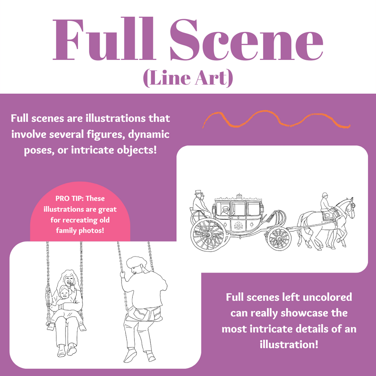 Full Scene Illustration | Custom Art, Illustration from Photo