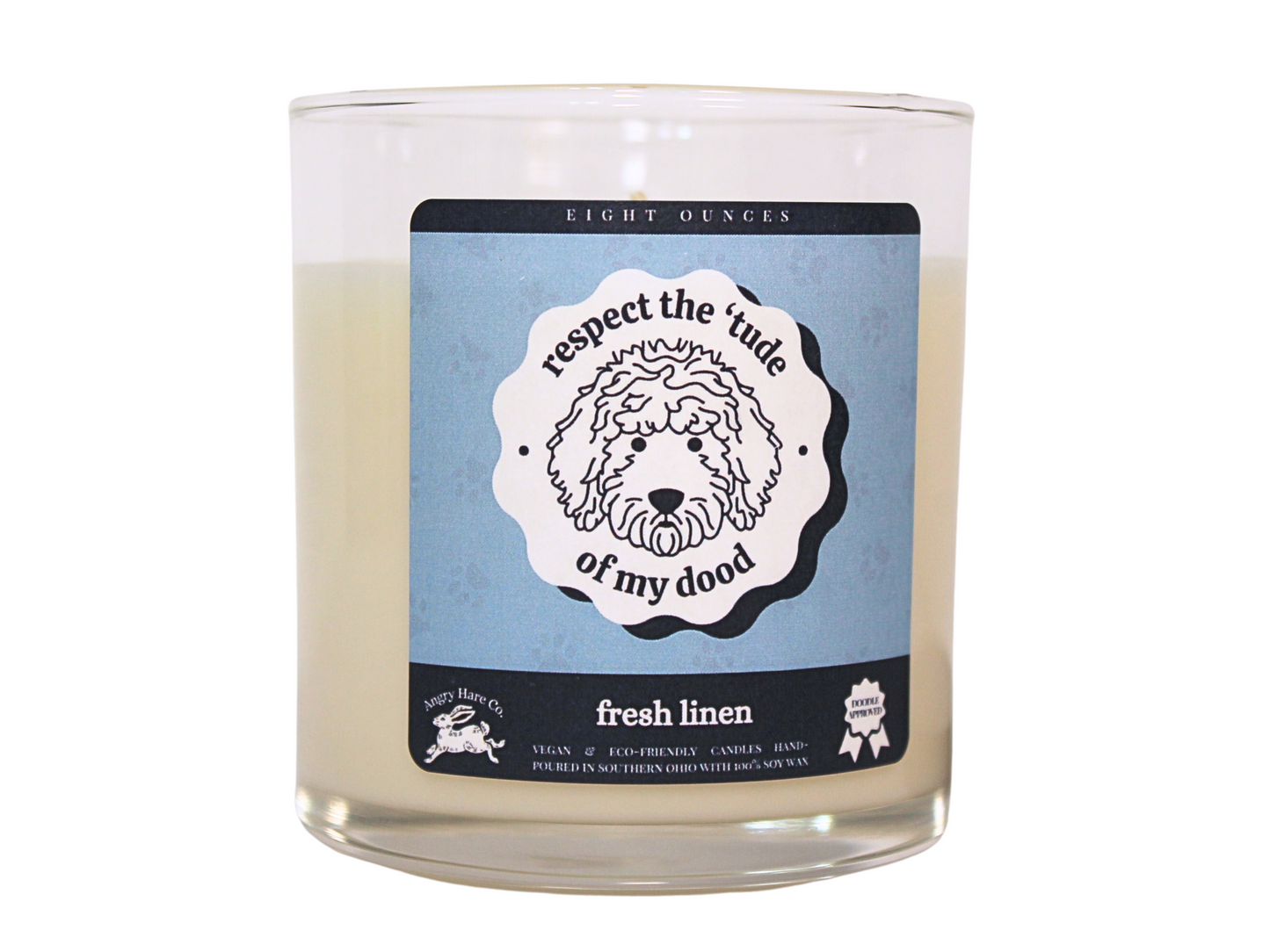 Dood 'Tude | 8oz Soy Wax Candle | Doodle Lovers Collection