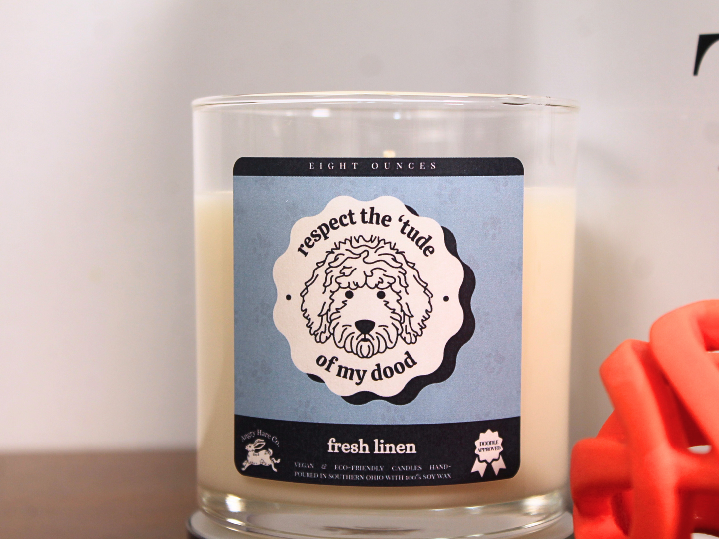 Dood 'Tude | 8oz Soy Wax Candle | Doodle Lovers Collection