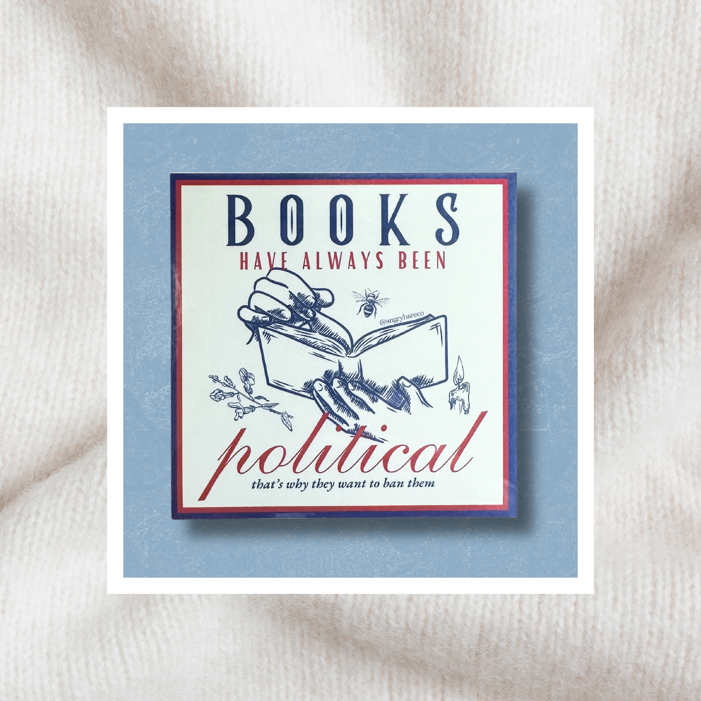 Books Are Political | 3" Sticker
