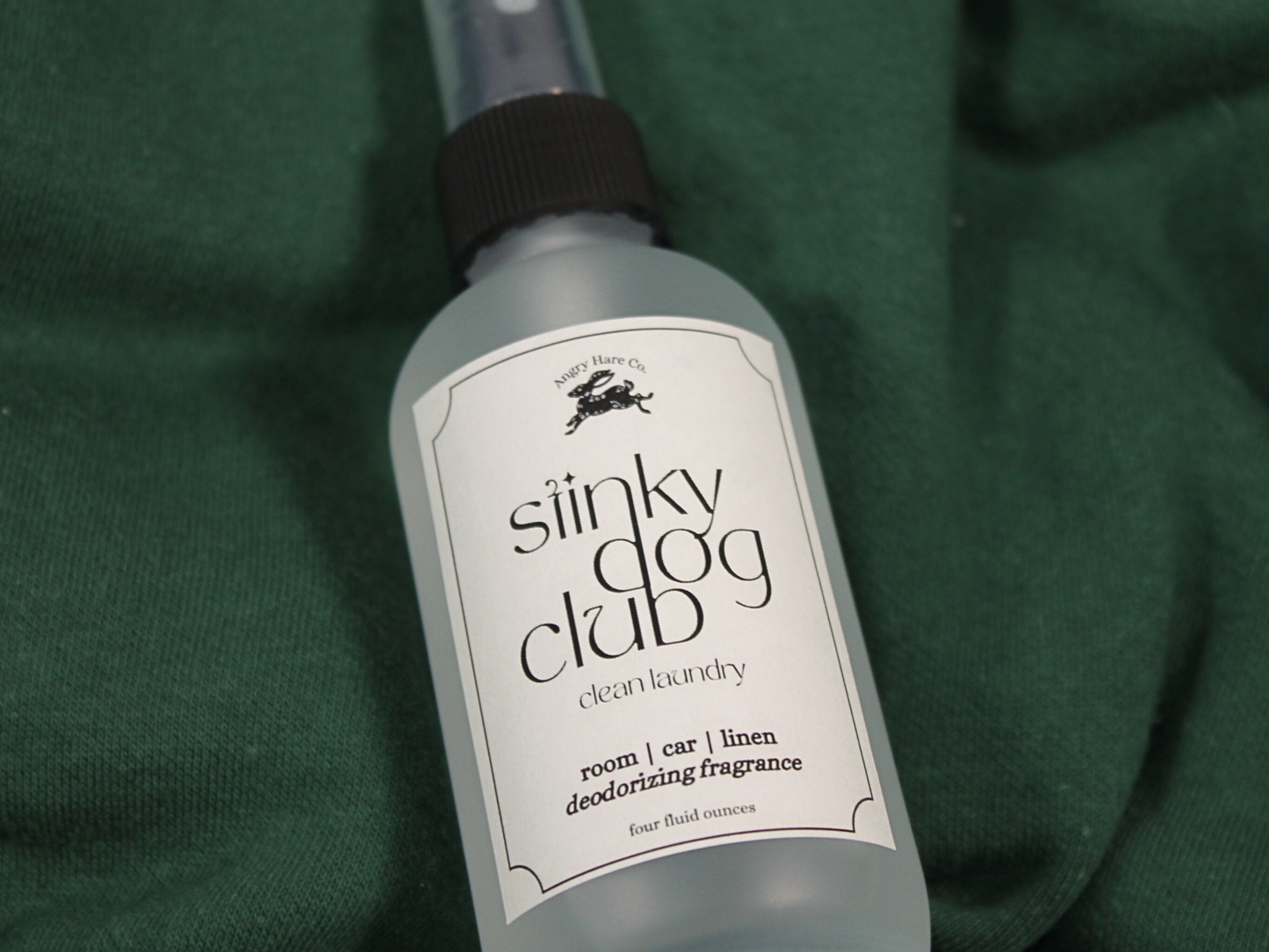 Stinky Dog Club Spray | For Room, Car, And Linen