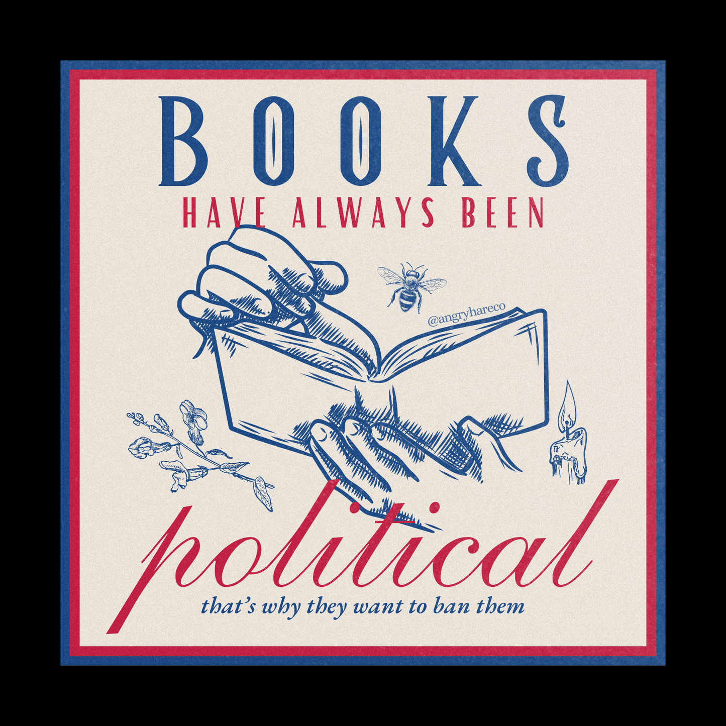 Books Are Political | 3" Sticker