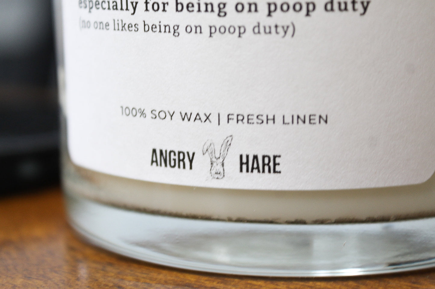 Thank You For Being On Poop Duty | Funny Gift 8oz Soy Candle